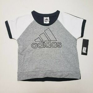 Adidas Color Block Top Raglan Youth Small or 7/8